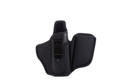 Falco Marshall appendic IWB калъф със сигурност с калъф за магазин Ruger P93DC, черен, дясно