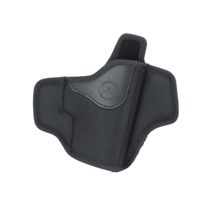 Falco Mayer отворено панкейк калъф на опасък OWB найлонов Glock 19, черен дясно