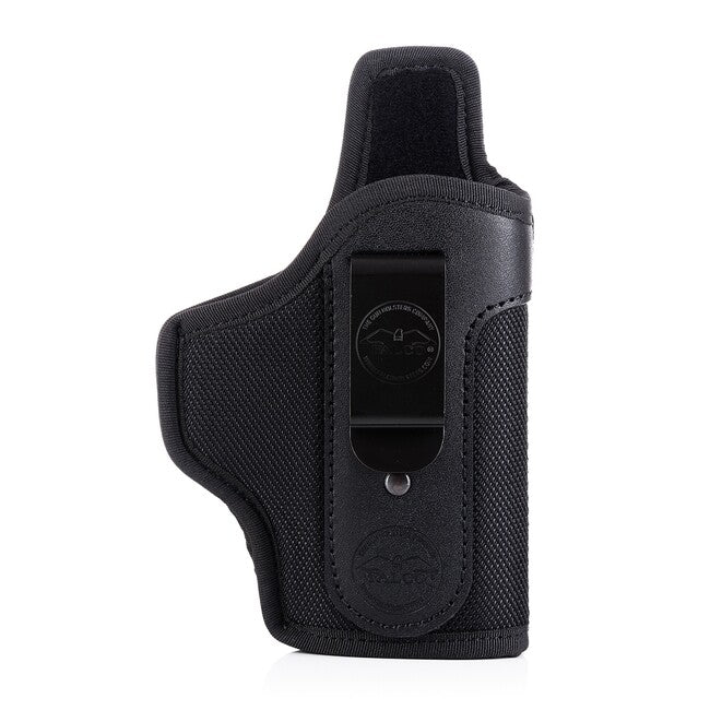Falco Smith IWB калъф за носене във вътрешността на панталоните найлонови Glock 26, черен, ляв