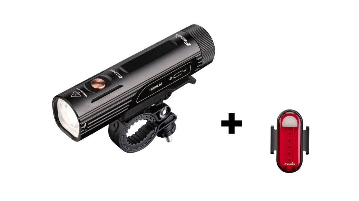 Fenix BC26R и BC05R V2.0 комплект за велосипедни фенери и мигачи
