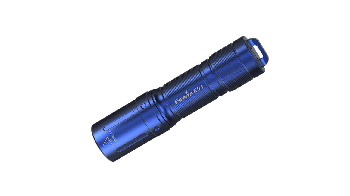 Fenix E01 V2.0 мини фенер, син