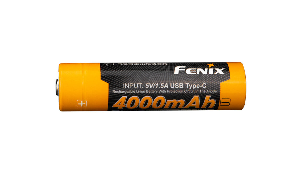 Fenix 18650 акумулаторна USB-C батерия 4000 mAh (Li-Ion)