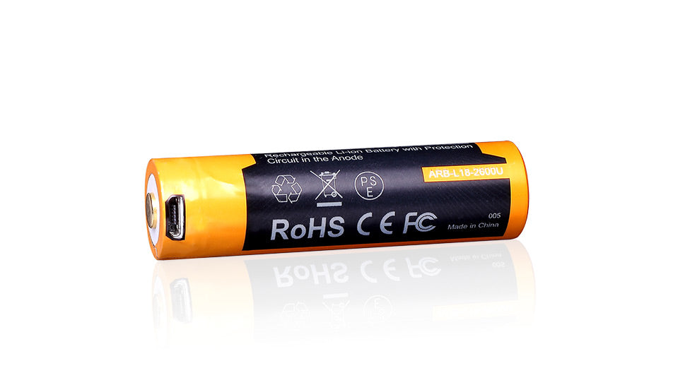 Fenix 18650 батерия USB Li-Ion 2600 mAh