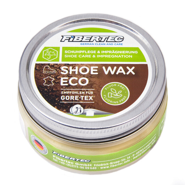 Fibertec Shoe Wax Eco интензивна грижа за кожа на кожени обувки за туристически високопланински, 100 ml