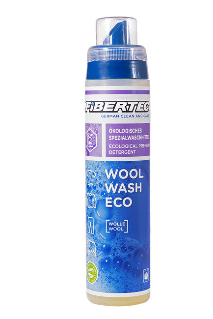 Fibertec Вълна Wash Eco нежен миещ препарат за вълна Merino, 250 ml
