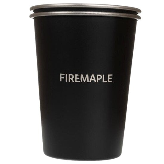 Fire Maple Antarctic Чаши от неръждаема стомана 2бр. 350 ml, черни