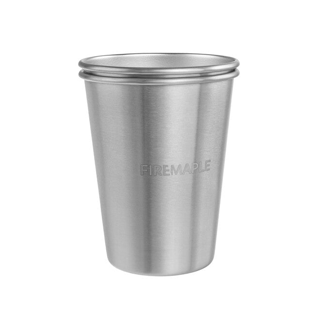 Fire Maple Antarctic чаши от неръжда­ем стомана 350 ml, сребристи, 2бр.