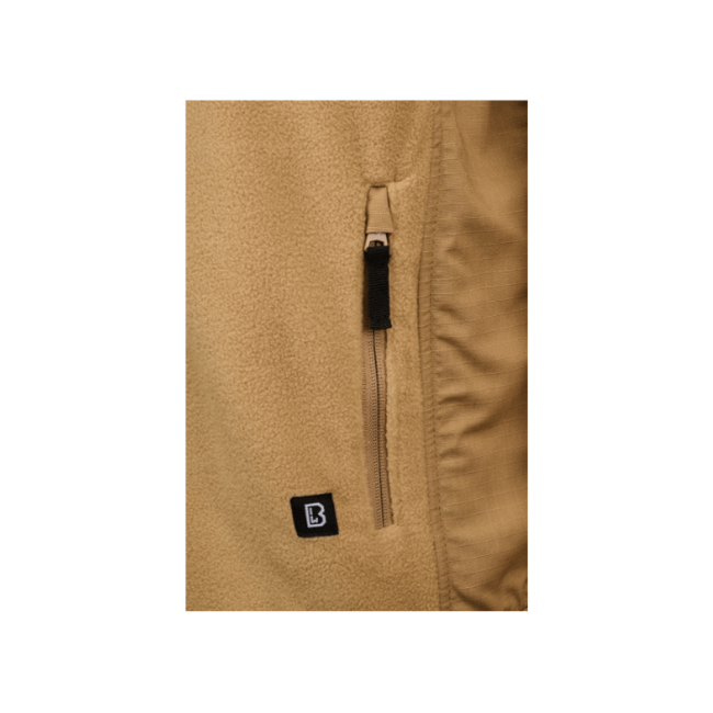 Brandit Fleecejacket Ripstop яке, камък