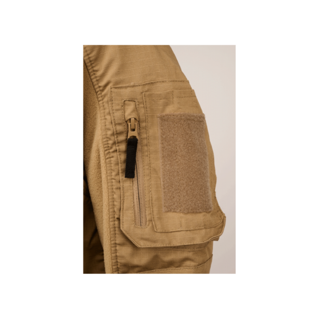 Brandit Fleecejacket Ripstop яке, камък