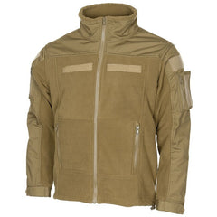 MFH Professional Combat Fleece Jacket, Coyote Tan