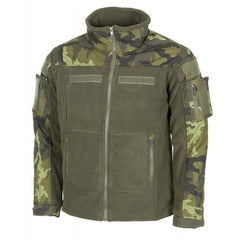 MFH Professional Combat Fleece Jacket, M 95 CZ Camo
