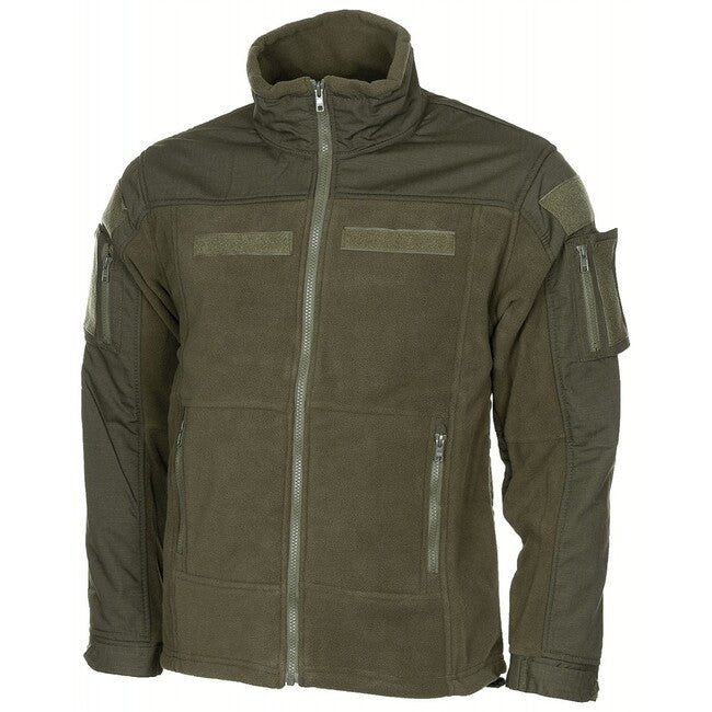 MFH Professional Combat Fleece Jacket, OD Green