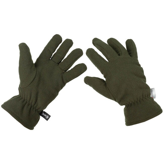 MFH ръкавици флисови с изолация 3M™ Thinsulate™, маслинено зелени
