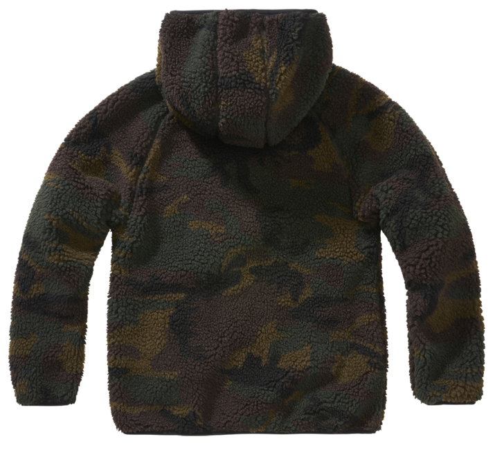 Brandit Teddy яке детско флисово, горски камуфлаж
