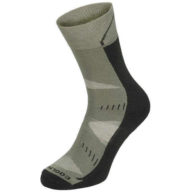 Fox Outdoor Arber туристически функционални чорапи coolmax 1 пар, зелени