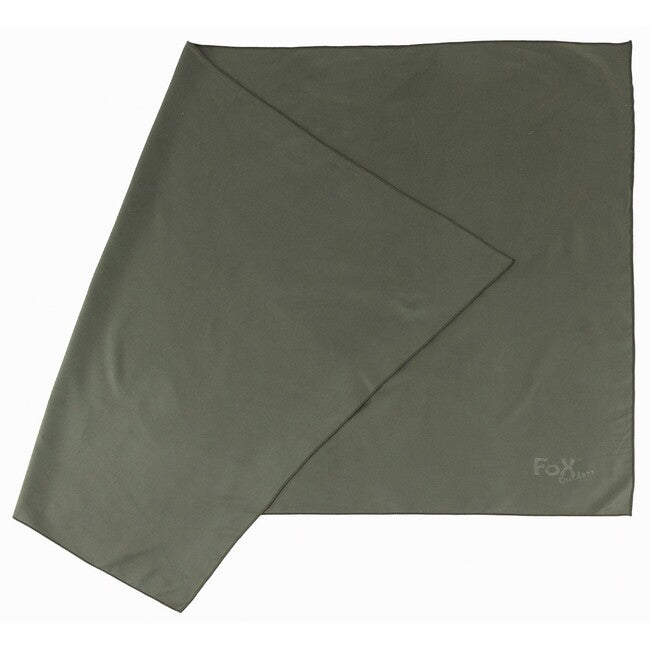 Fox Outdoor "Quickdry" пътнически кърпа микровлакно, маслинена зелена, около 130 x 80 см