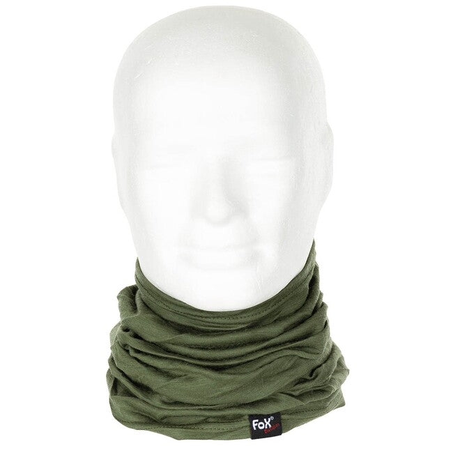 Fox Outdoor Нашийник Merino Lite, OD зелено