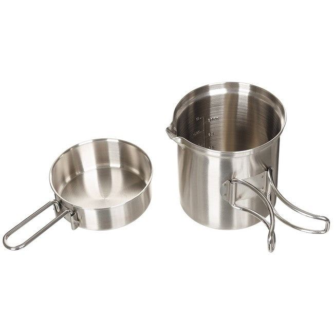 Fox Outdoor неръждаем комплект канче и тиган