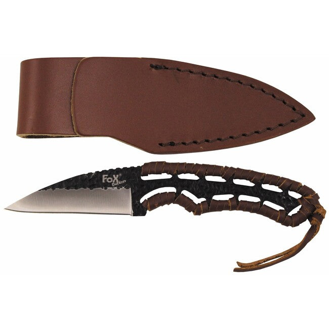 Fox Outdoor Büffel II нож с обвита дръжка, с калъф