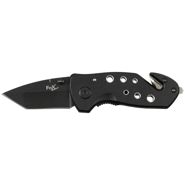 Fox Outdoor Jack джобен нож, черен, метална дръжка