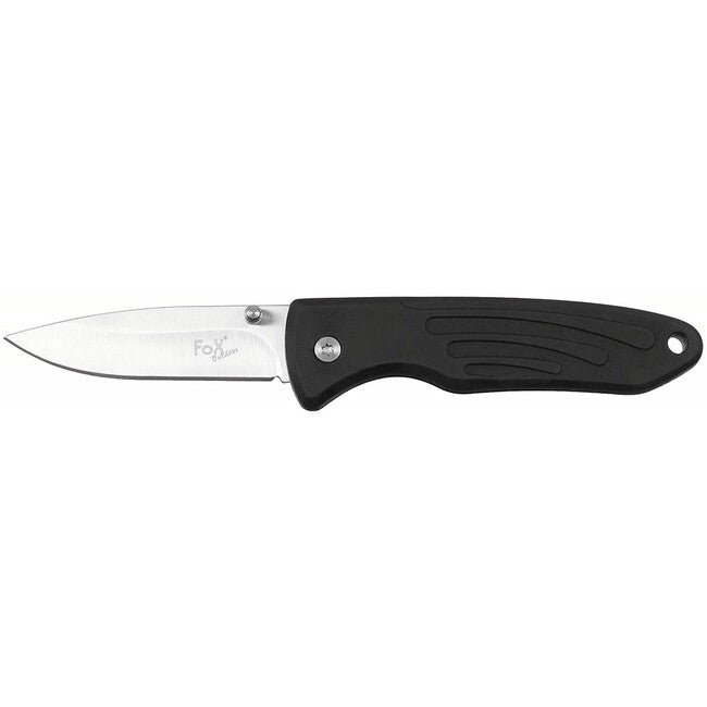 Fox Outdoor Jack джобен нож, черен, дръжка TPR