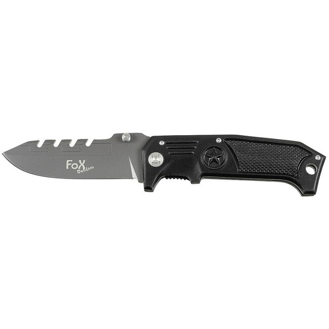Fox Outdoor Jack джобен нож металическа дръжка, черен