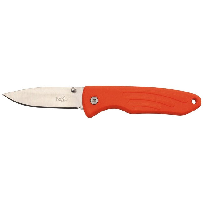 Fox Outdoor Jack джобен нож, оранжев, дръжка TPR