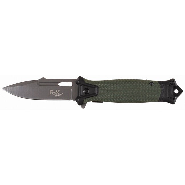 Fox Outdoor Jack джобен нож Snake, OD зелен, металална дръжка