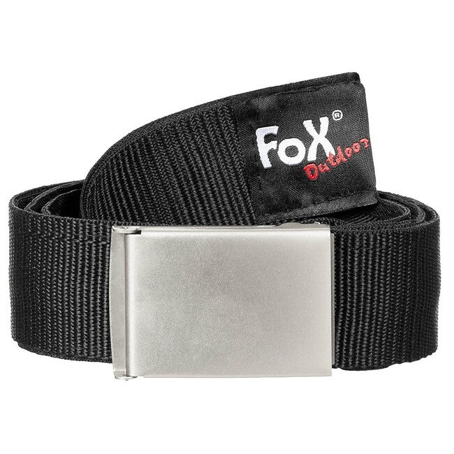 Fox Outdoor Колан с вътрешно отделение, черен, прибл. 4 см