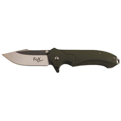 Fox Outdoor G10 Folding Knife, Olive