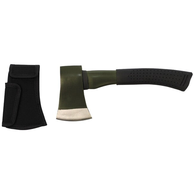 Fox Outdoor Брадва Deluxe със стъклоламинатна дръжка, малка, OD зелено