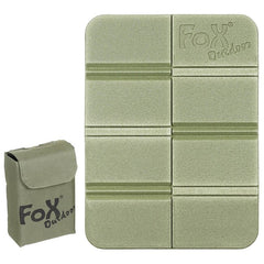 Fox Outdoor Αναδιπλούμενη Θερμική Υποστρώματα Καθίσματος με Τσέπη Molle, Λαδί