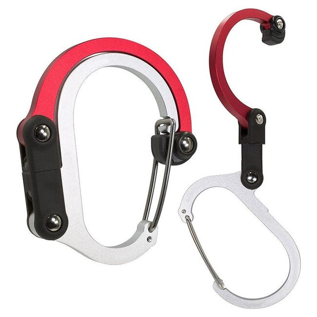 Gear Aid Heroclip L карабина, горещо червена