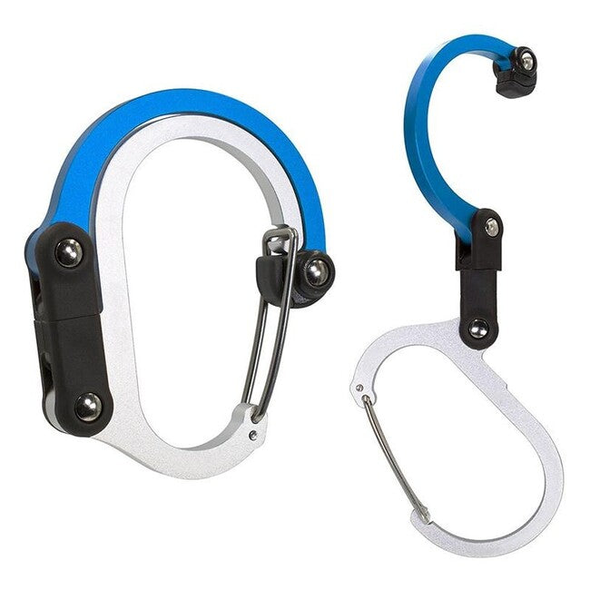 Gear Aid Heroclip S карабина, синьо стомана