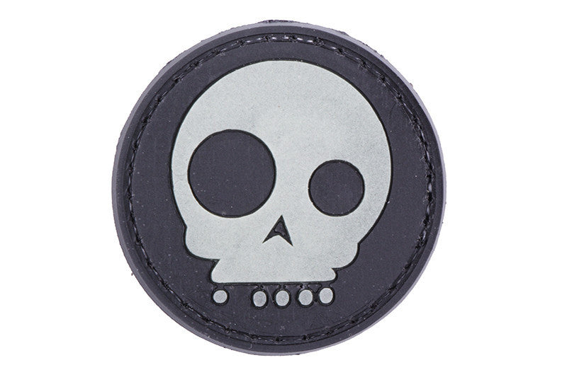 WARAGOD Tactical Funny Skull нашивка 4см, черна
