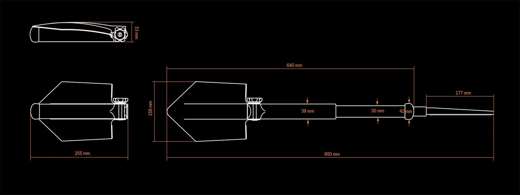 Glock полева лопата