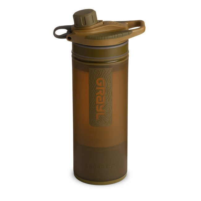 GRAYL GeoPress Purifier филтрираща бутилка, койот кафяво