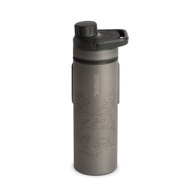 GRAYL UltraPress™ Purifier филтрираща бутилка Titanium, черна