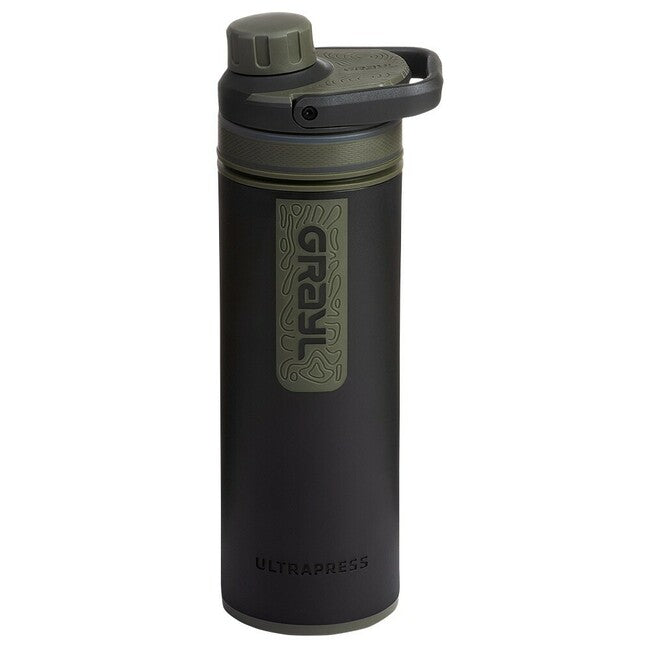 GRAYL UltraPress филтрираща бутилка 500 ml, черно-зелена