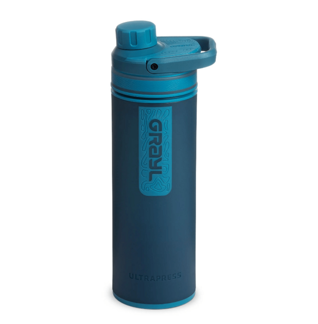 GRAYL UltraPress филтрираща бутилка 500 ml, Forest синьо