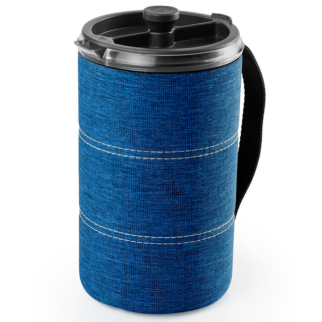 GSI Outdoors JavaPress туристическа френска преса 887 ml, синя
