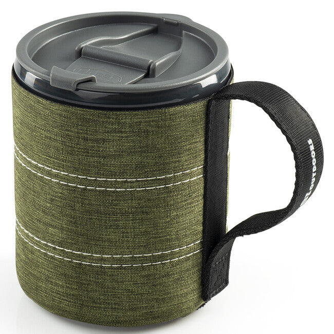 GSI Outdoors Infinity Backpacker Mug детско канче със съсалка 550 ml, зелено