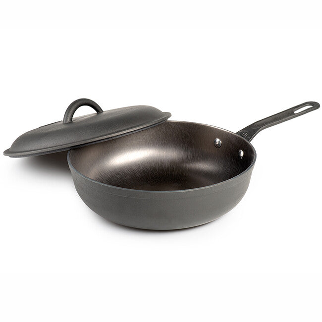 GSI Outdoors Guidecast дълбок чугунен тиган с капак Frying Deep, 254 mm