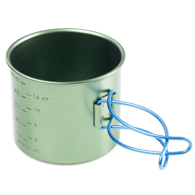 GSI Outdoors Bugaboo Bottle Cup алуминиево канче 591 ml, зелено