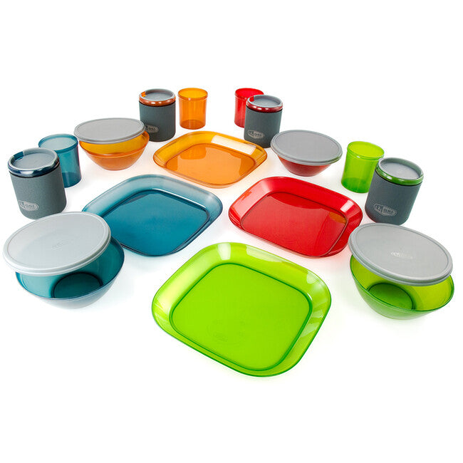 GSI Outdoors Infinity луксозен комплект съдове за 4 персони Multicolor Person Deluxe Tableset