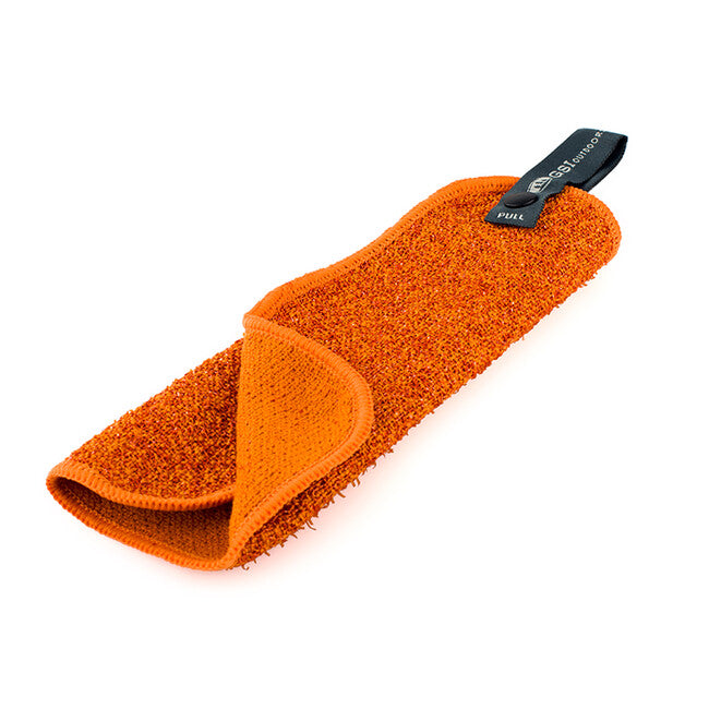GSI Outdoors Camp Dish Cloth двустранна кърпа от микрофибър, оранжева