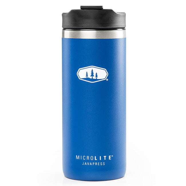 GSI Outdoors Microlite Javapress френска преса за кафе или чай 423 ml, синя