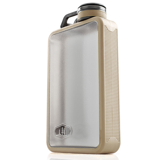 GSI Outdoors Boulder Flask плоска бутилка 177 ml, пясъчна