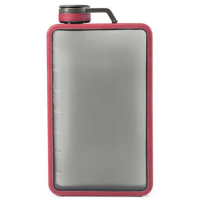 GSI Outdoors Boulder Flask плоска бутилка 475 ml, haute червено