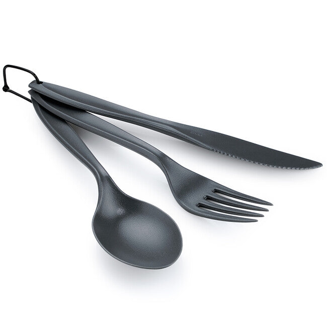 GSI Outdoors Ring Cutlery Set комплект прибори, сив